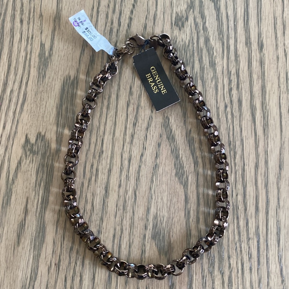 18” Brass Necklace